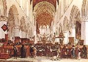 The Interior of the Grote Kerk (St Bavo) at Haarlem BERCKHEYDE, Gerrit Adriaensz.